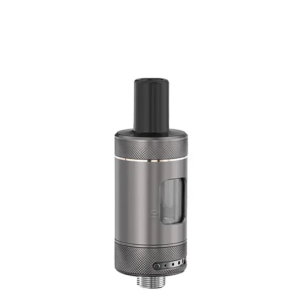 innokin-coolFire-z-air-pod-1.jpg Innokin CoolFire Z Air Tank Verdampfer in Gunmetal/Grau, Frontansicht mit Sichtfenster