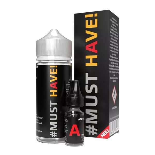 Must Have Remake A Longfill-Aroma – 120ml Flasche mit schwarzer Verpackung und rotem A-Logo
