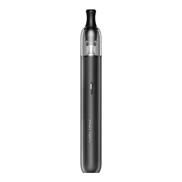 GeekVape Wenax M2 Pod Kit in Schwarz – schlanker Stift-Akkuträger mit transparentem Pod, Frontansicht
