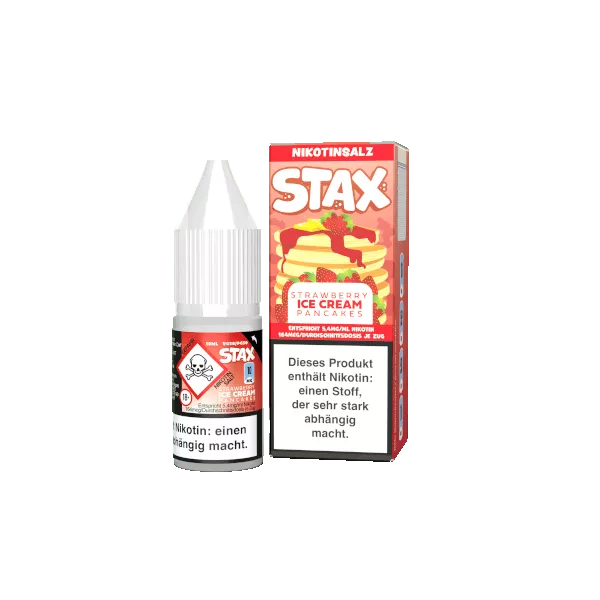 Strawberry Ice Cream Pancakes - 10ml Nikotinsalz Liquid Strawberry Ice Cream Pancakes - 10ml Nikotinsalz Liquid