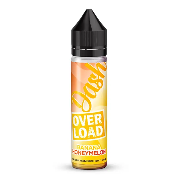 Dash Liquids Overload Banana Honeymelon Longfill-Flasche 20ml in Orange-Gelb