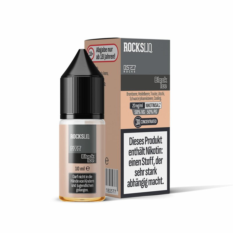 RocksLiq - Black Ice - 10ml Nikotinsalzliquid