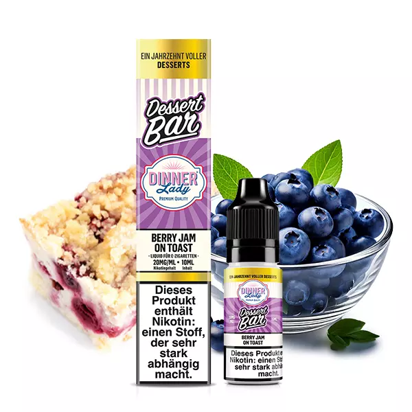 Berry Jam on Toast - 10ml Nikotinsalz-Liquid