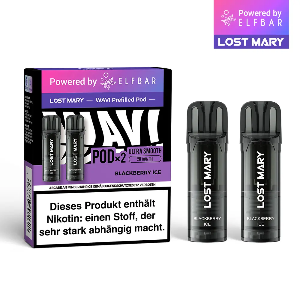2x Lost Mary Wavi Pod - Blackberry Ice