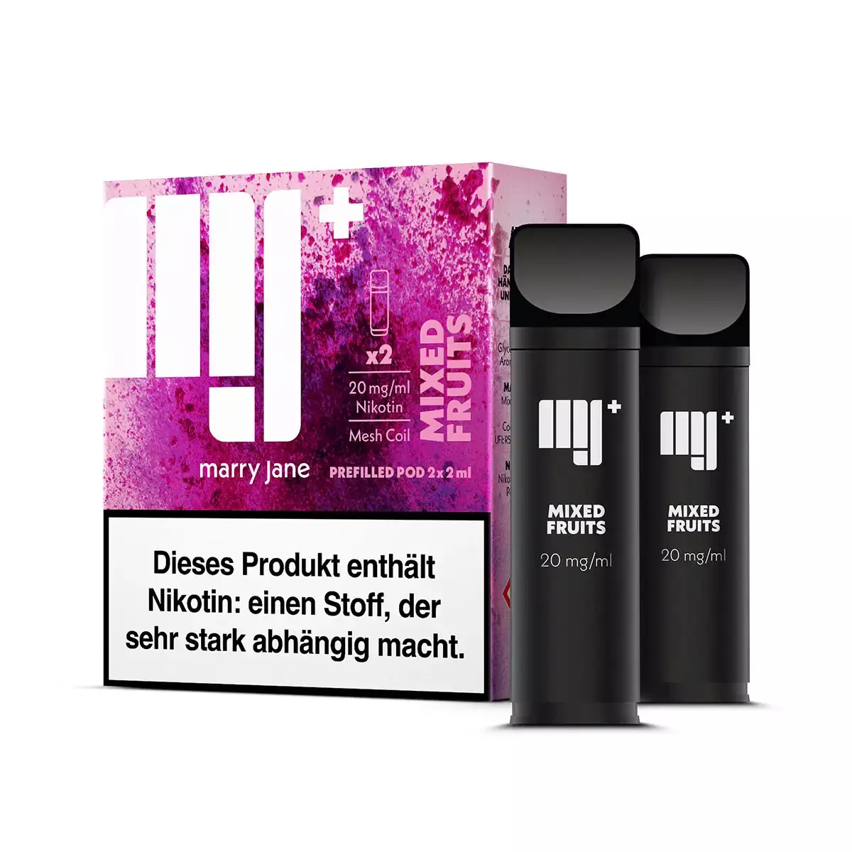 2x Marry Jane - Prefilled Pod - Mixed Fruits
