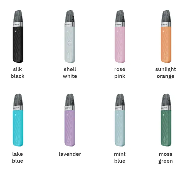 VooPoo Argus Z2 Pod Kit in 8 Farben: Schwarz, Weiß, Rose Pink, Orange, Türkis, Lavendel, Mintblau, Moosgrün