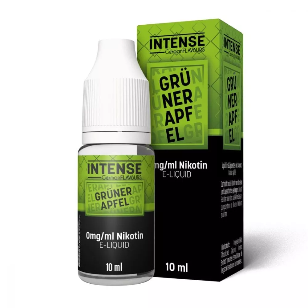 Intense - Grüner Apfel 10ml Nikotinsalz-Liquid