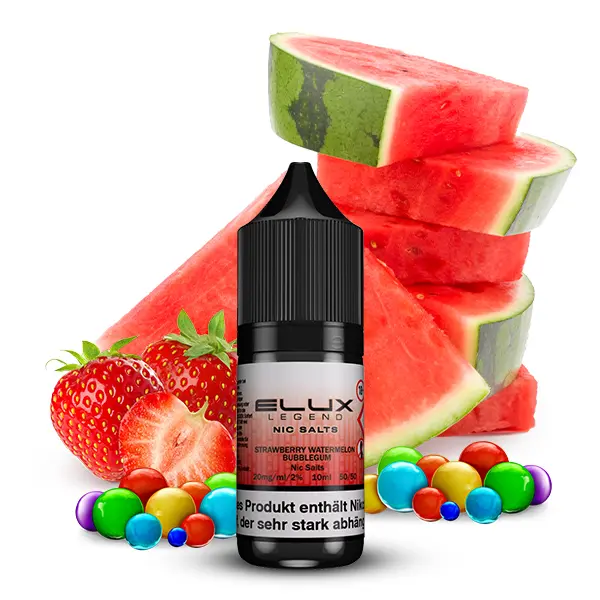 Strawberry Watermelon Bubblegum - 10ml Nikotinsalz-Liquid