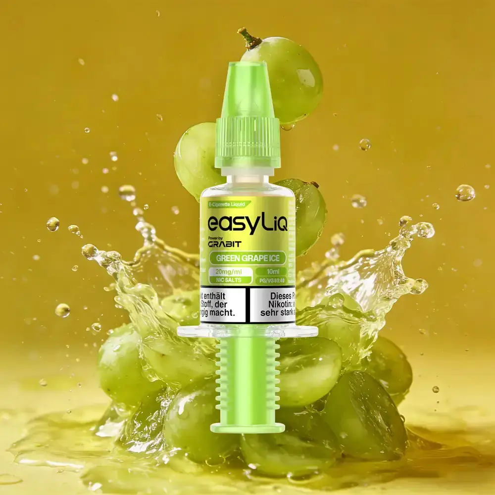 easyLIQ Green Grape Ice - 10ml Nikotinsalz-Liquid