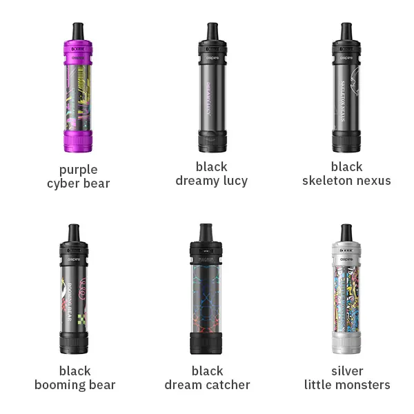 Aspire Magnum Pod Kit – 6 Farbvarianten: Purple Cyber Bear, Black Dreamy Lucy, Skeleton Nexus, Booming Bear, Dream Catcher, Silver Little