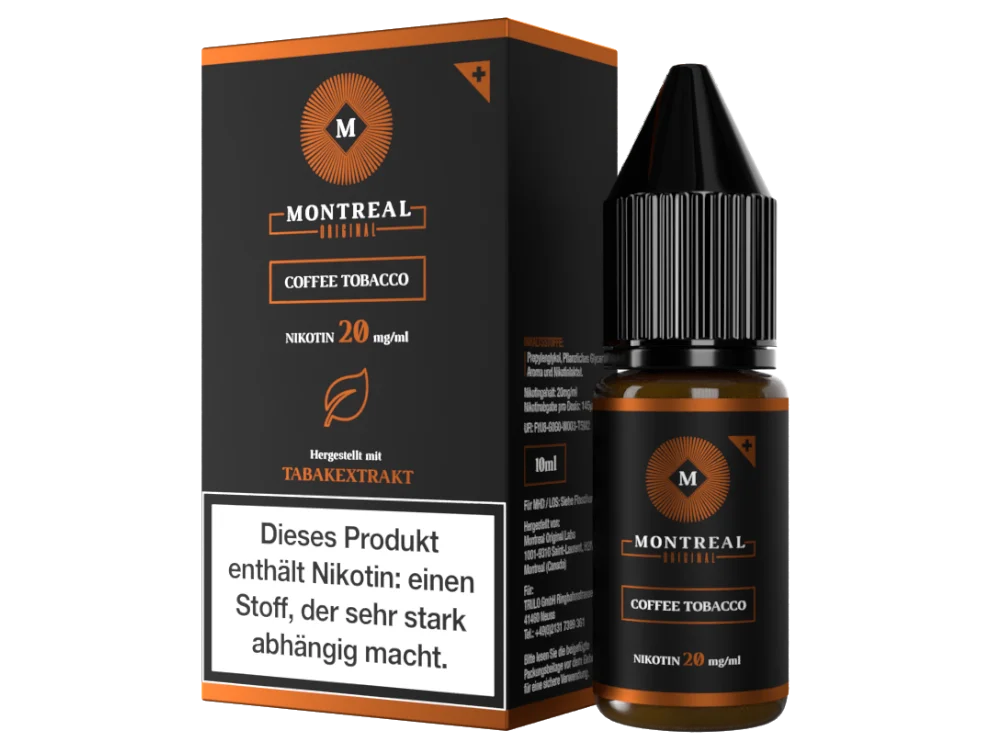 Montreal - Coffee Tobacco - 10ml Nikotinsalz-Liquid