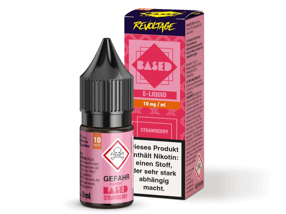 Strawberry - 8ml Hybrid Nikotinsalz-Liquid