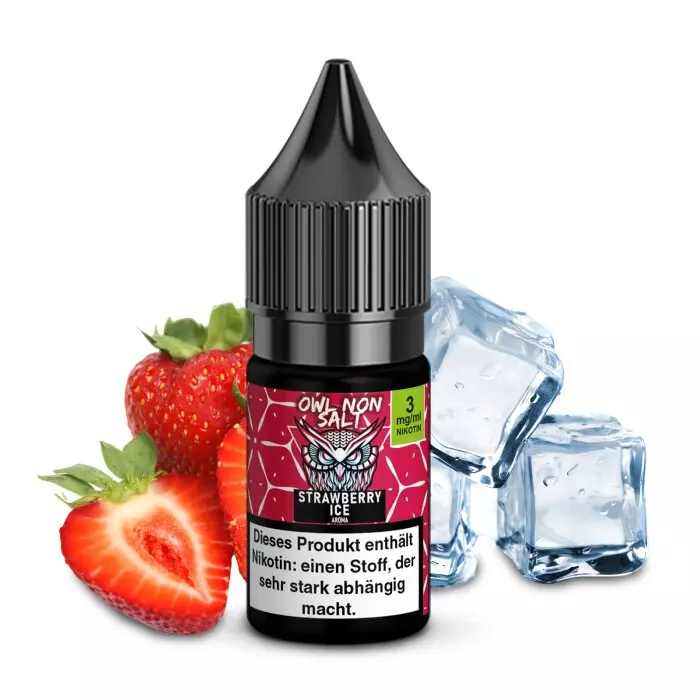 OWL Non-Salt - Strawberry Ice - 10ml Liquid