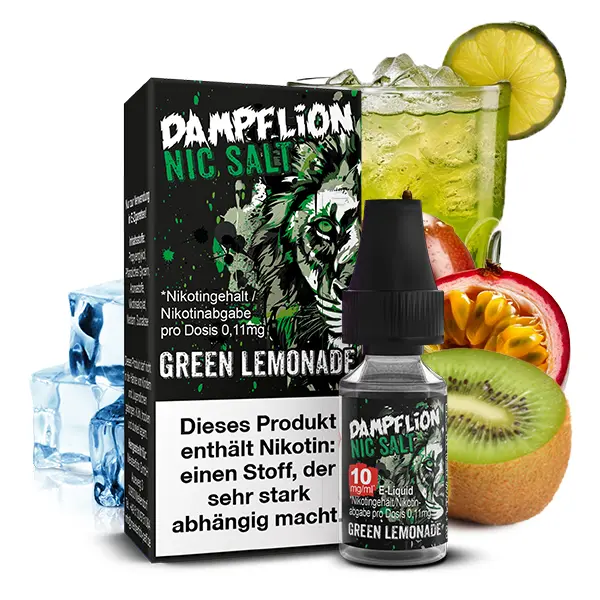 Intense Green Lemonade - 10ml Nikotinsalz-Liquid