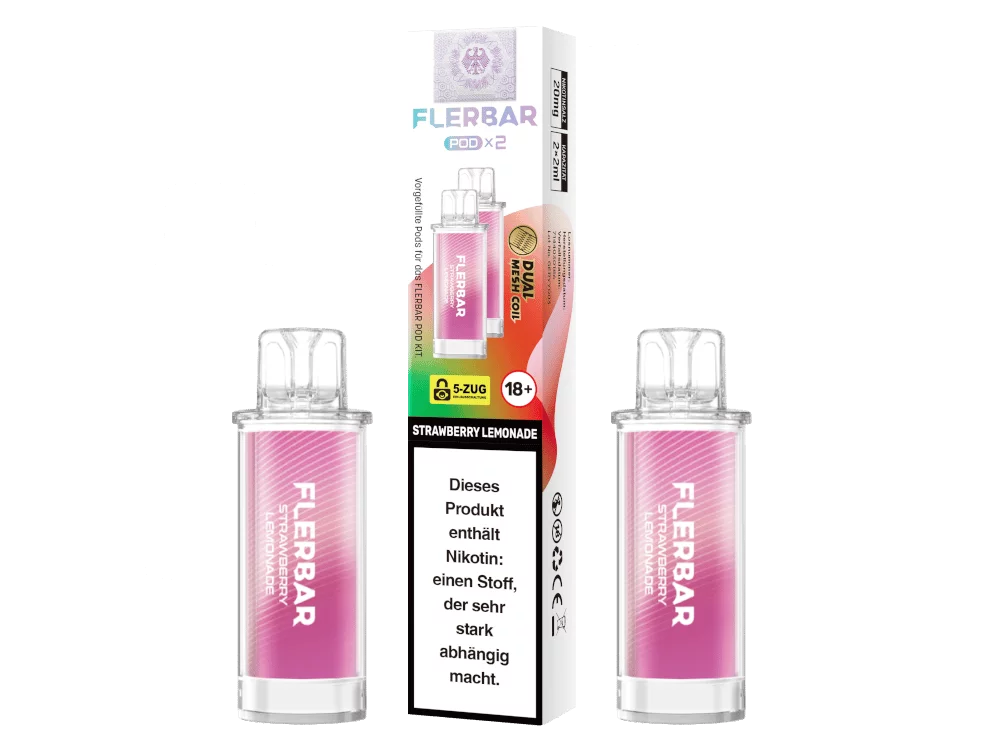 2x Flerbar - Prefilled Pod - Strawberry Lemonade