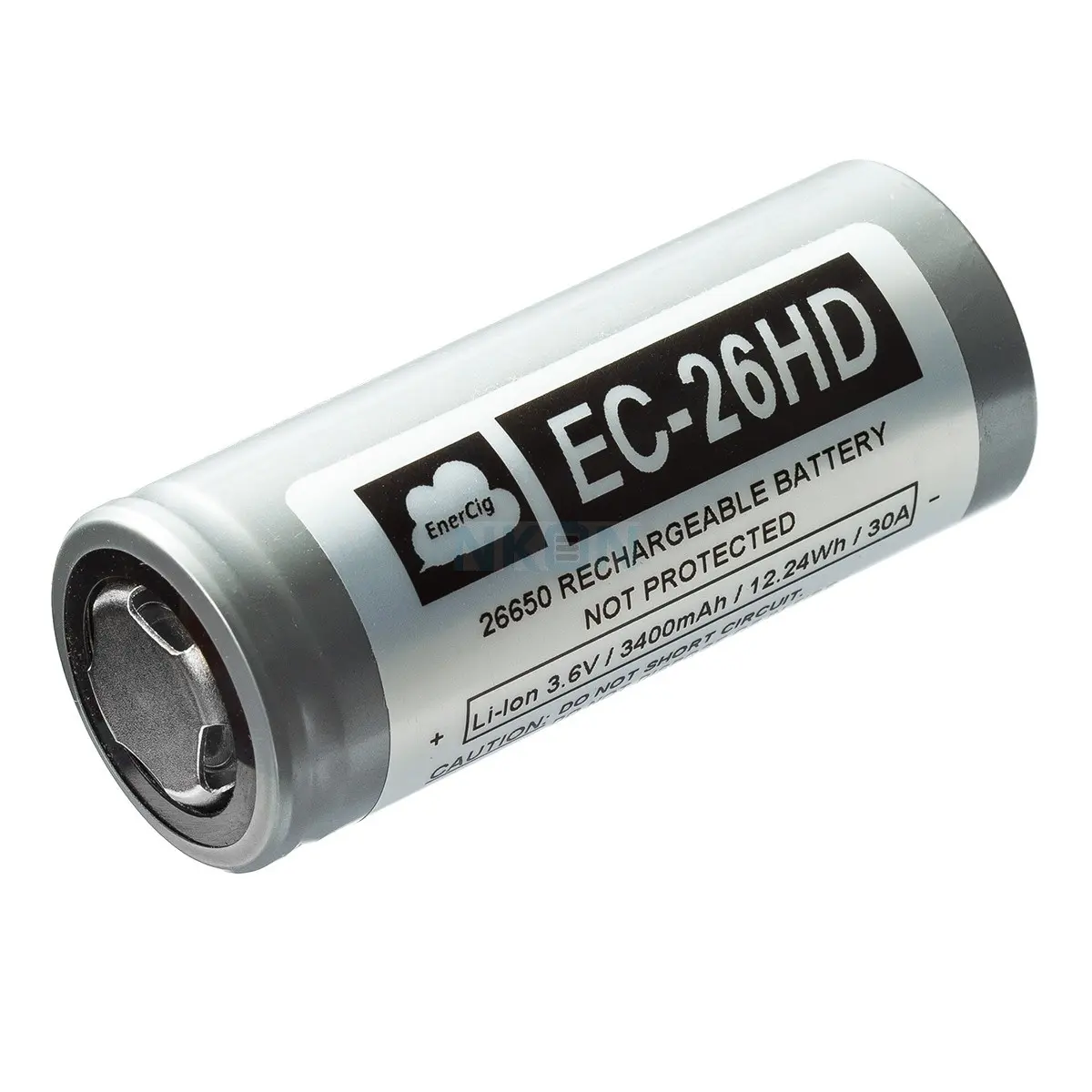Enercig EC-26HD 26650 3400mAh 3.7V, Li-Ion Akku (High Drain - 30A)