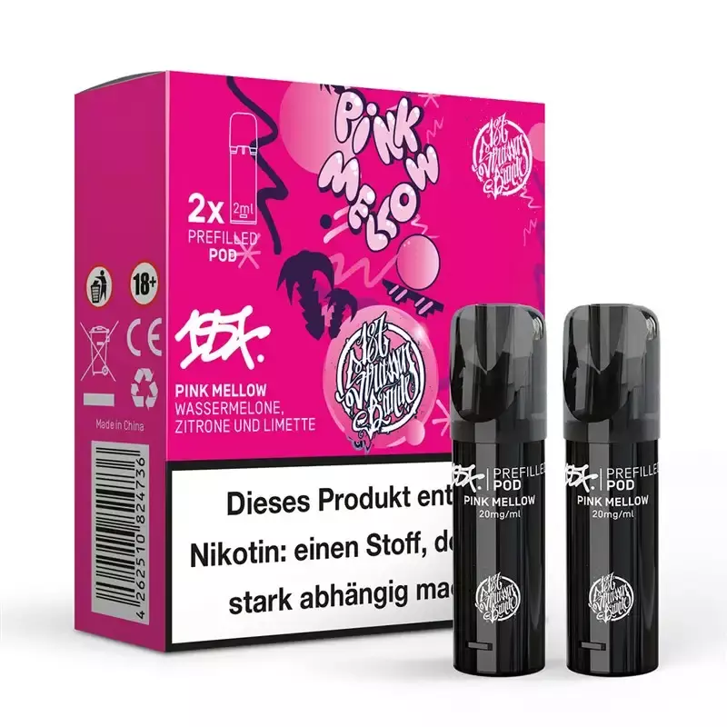 2x 187 Strassenbande Prefilled Pod - Pink Mellow 20mg/ml
