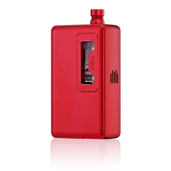 DotMod dotAIO V3 Kit in Rot – kompaktes All-in-One Pod-Gerät mit Sichtfenster und seitlichem Feuertaster