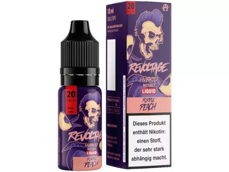 Purple Peach 10ml Hybrid-Nikotinsalz Liquid