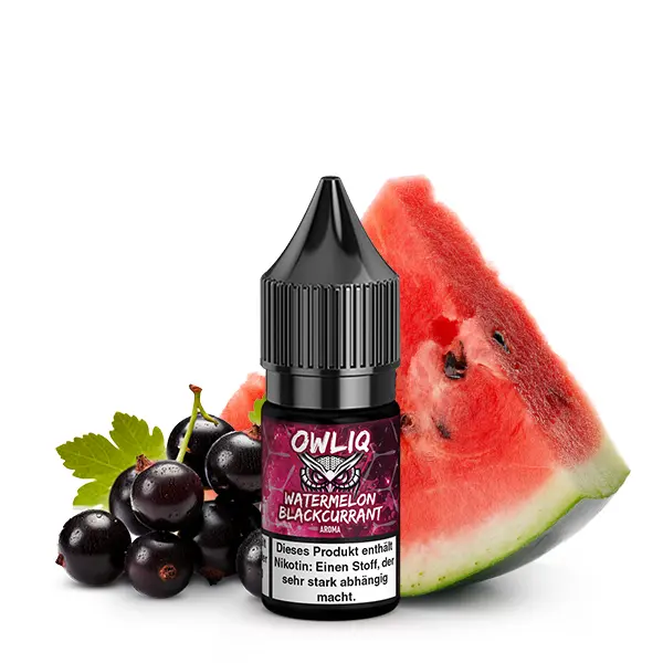 Owliq - Watermelon Blackcurrant - 10ml Nikotinsalz-Liquid