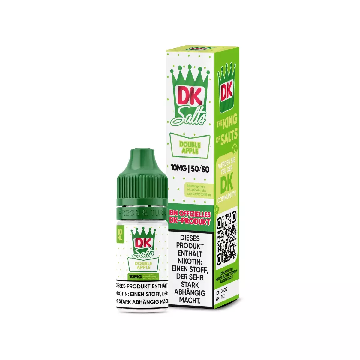 DK Salze - Double Apple - 10ml Nikotinsalz Liquid