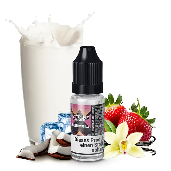 Erdbeer Vanille - 10ml Hybrid Nikotinsalz-Liquid