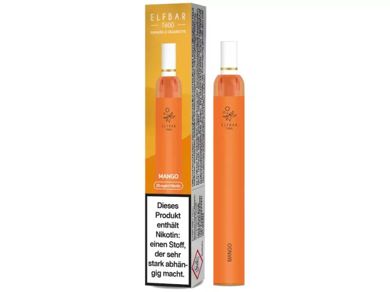 Elfbar T600 Einweg E-Zigarette - 20mg/ml Mango