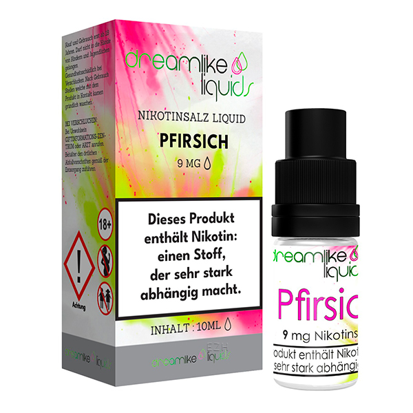 Pfirsich - 10ml Nikotinsalz-Liquid