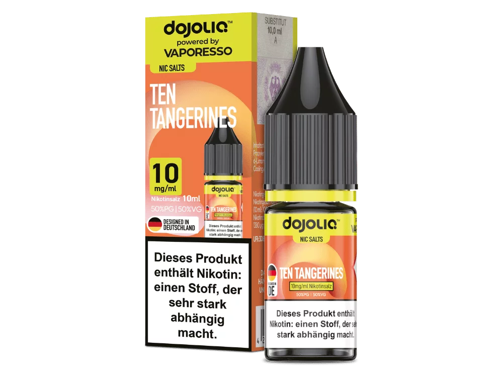 Dojoliq - Ten Tangerines - 10ml Nikotinsalz Liquid