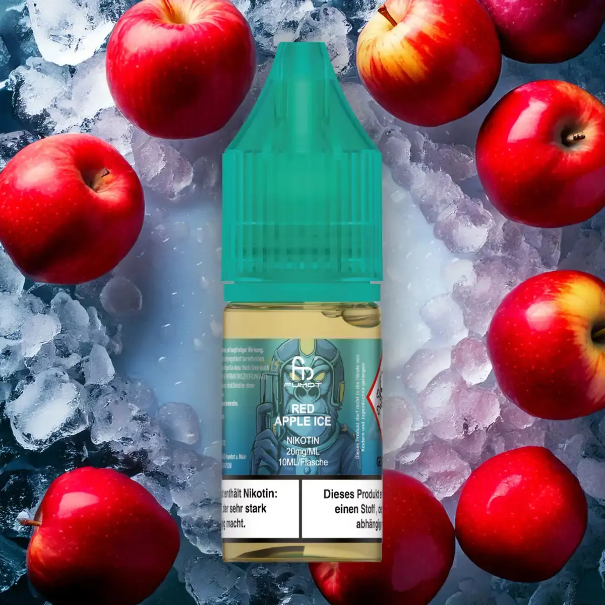 RandM Fumot Red Apple Ice - 10ml Nikotinsalz-Liquid