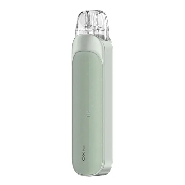 Aspire Pixo Pod Kit in Sage Green, schlankes Pod-System in Mintgrün, Seitenansicht