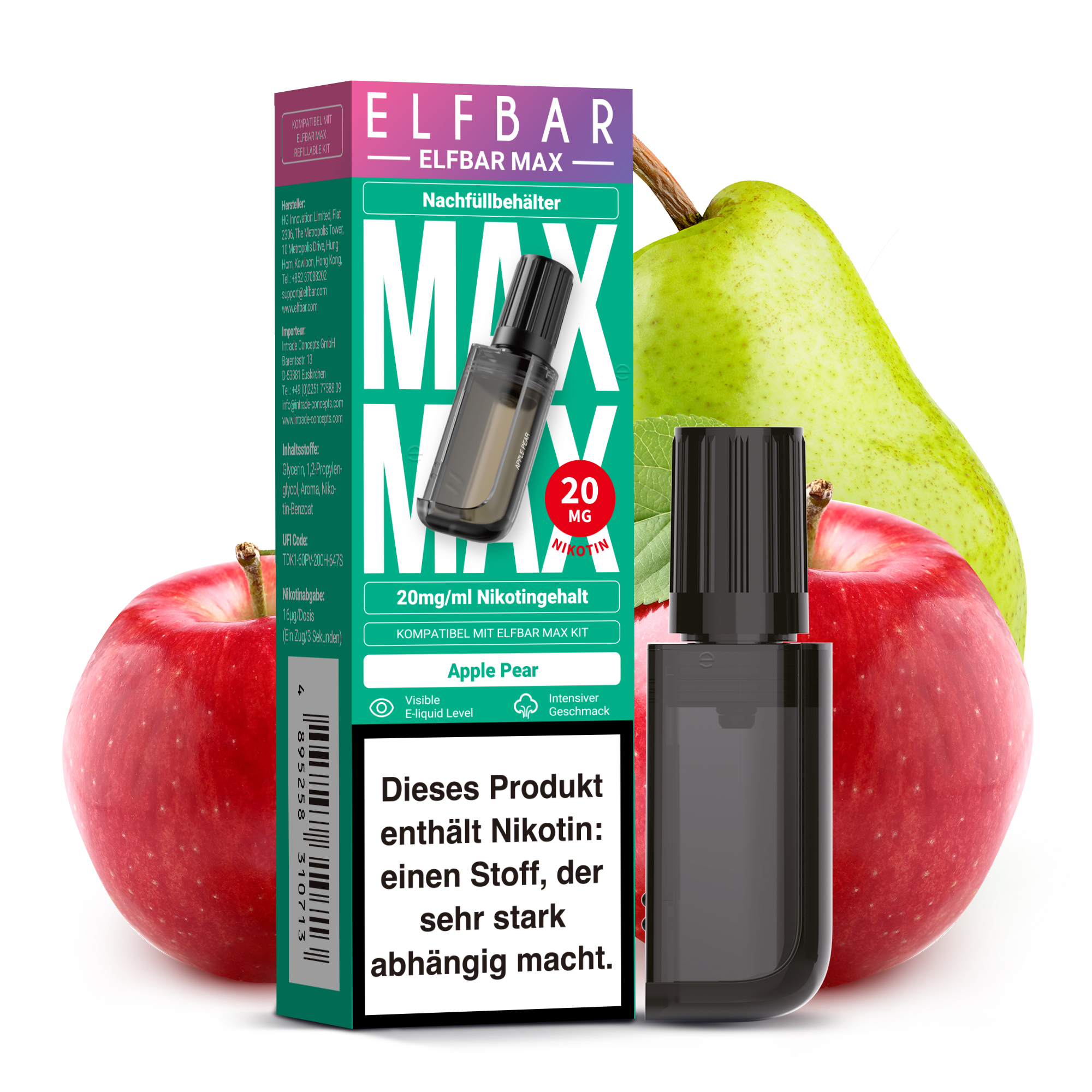 Elfbar Max - Apple Pear - Nachfüllbehälter