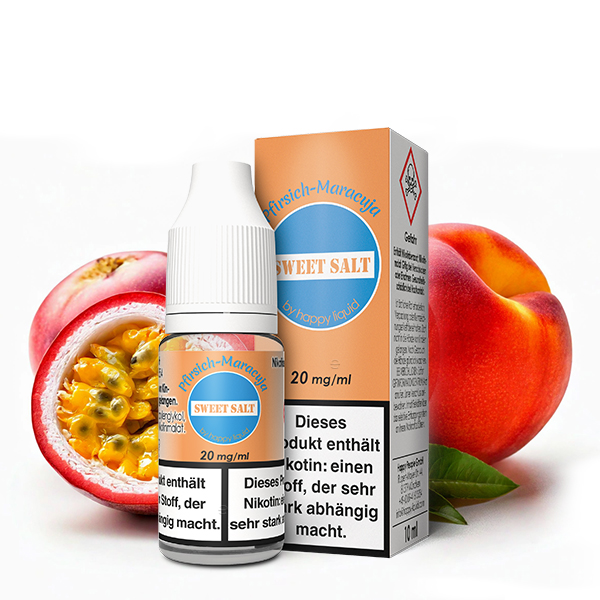 Sweet Salt - Pfirsich-Maracuja - 10ml Nikotinsalz-Liquid