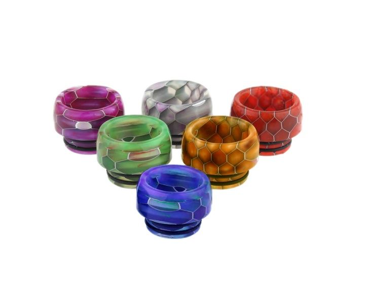 Resin 810 Drip Tip Wabenmuster kurz