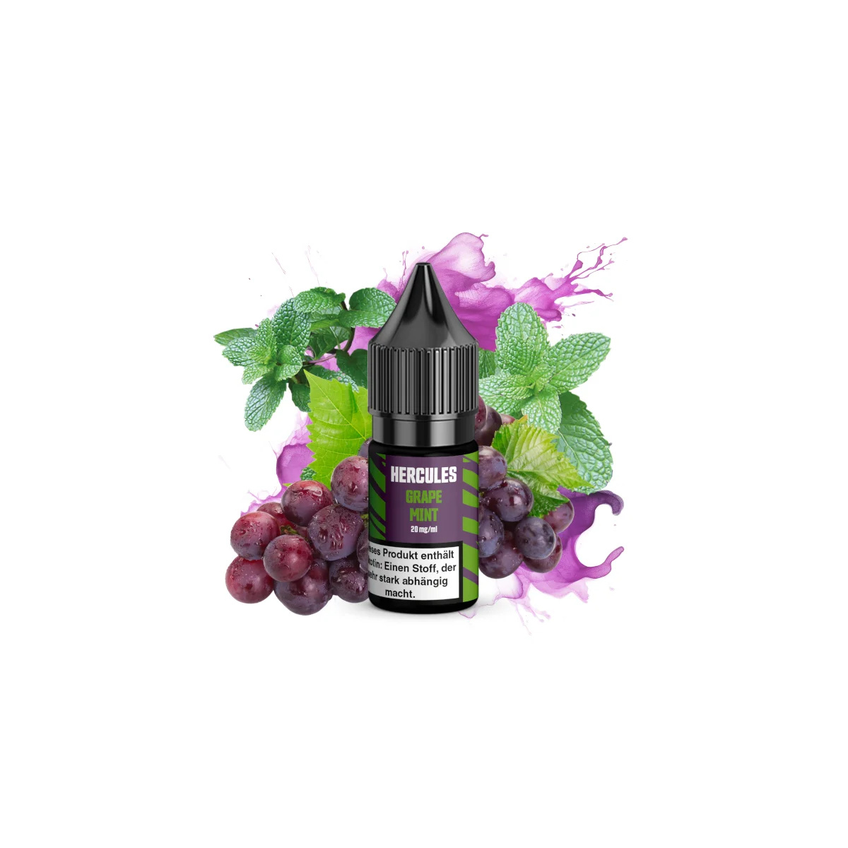 Hercules - Grape Mint Overdosed - 10ml Nikotinsalz-Liquid