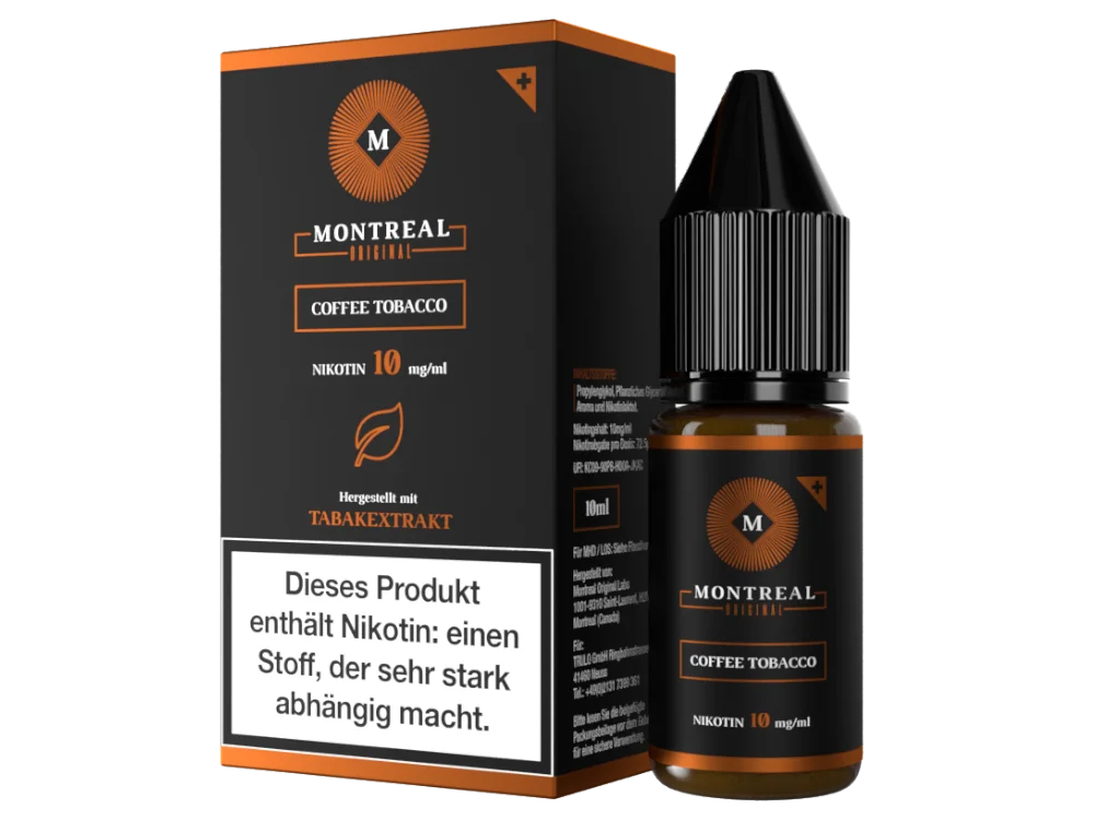 Montreal - Coffee Tobacco - 10ml Nikotinsalz-Liquid