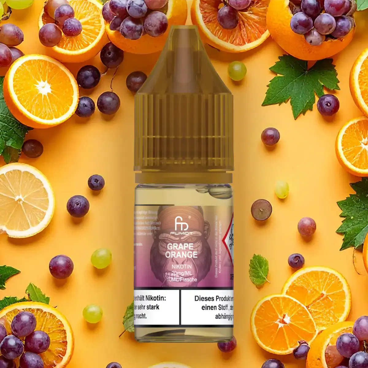 RandM Fumot Grape Orange - 10ml Nikotinsalz-Liquid