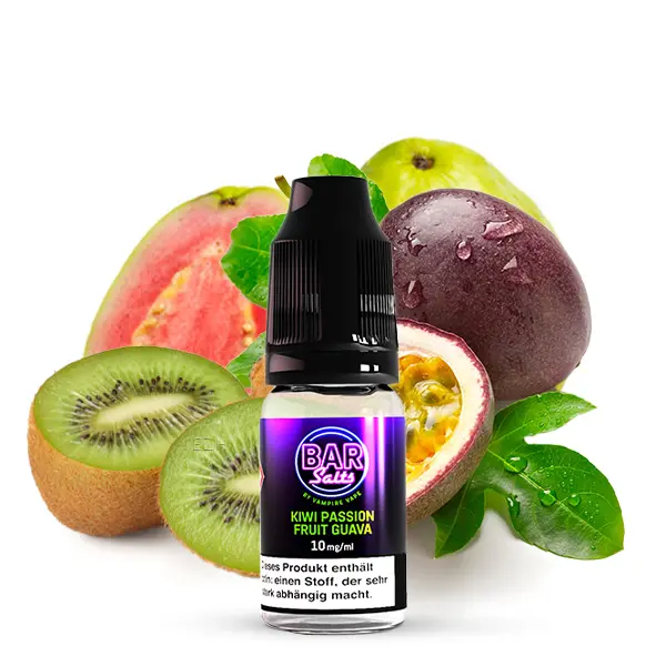 Kiwi Passion Fruit Guava - 10ml Nikotinsalz-Liquid