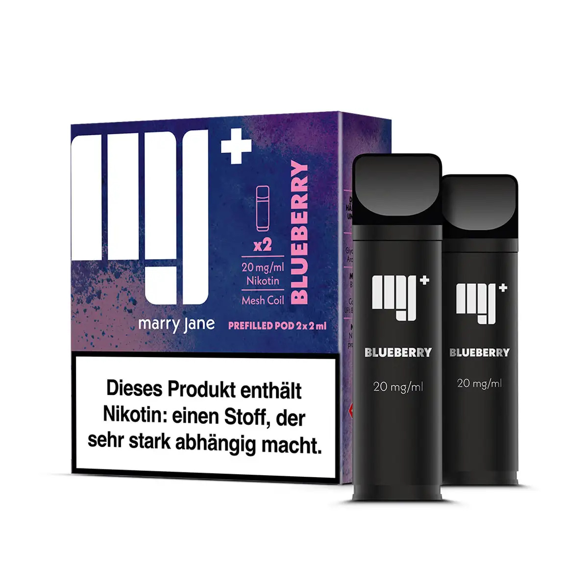 aktion-marry-jane-prefilled-pod-matchbar-2-stueck-blueberry-20mg-ml-steuerware.png 2x Marry Jane - Prefilled Pod - Blueberry