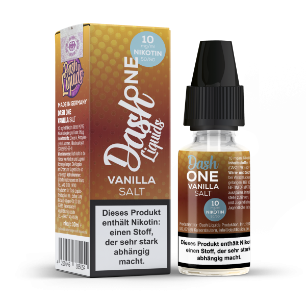 Dash One - Vanilla - 10ml Nikotinsalz Liquid