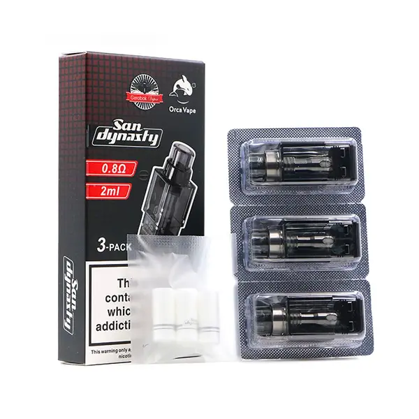 3x Orca Vape San Dynasty Ersatz-Pod