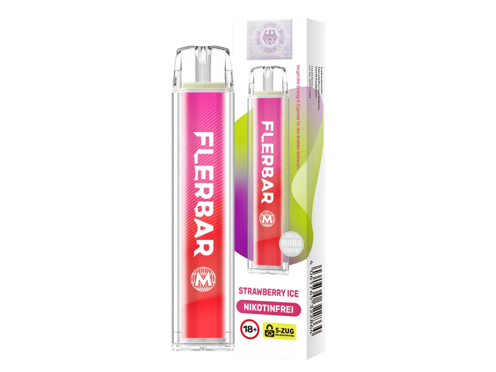 Flerbar M Einweg E-Zigarette - Strawberry Ice