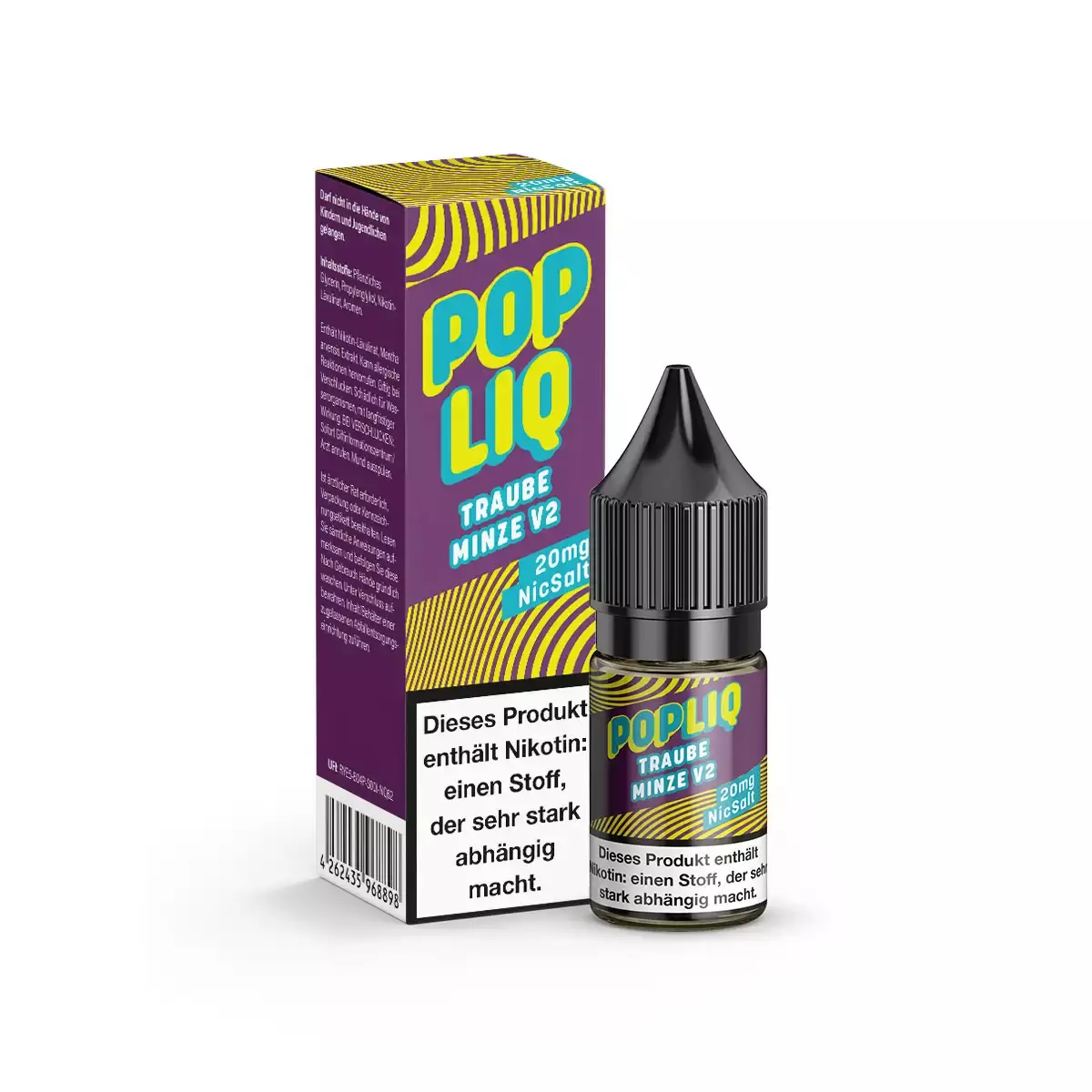 Traube Minze V2 - 10ml Nikotinsalz Liquid