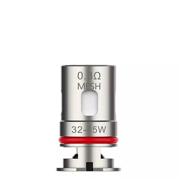 Vaporesso GTX Mesh Verdampferkopf 0,4 Ohm, 32–45W – einzelner Coil in Silber-Rot