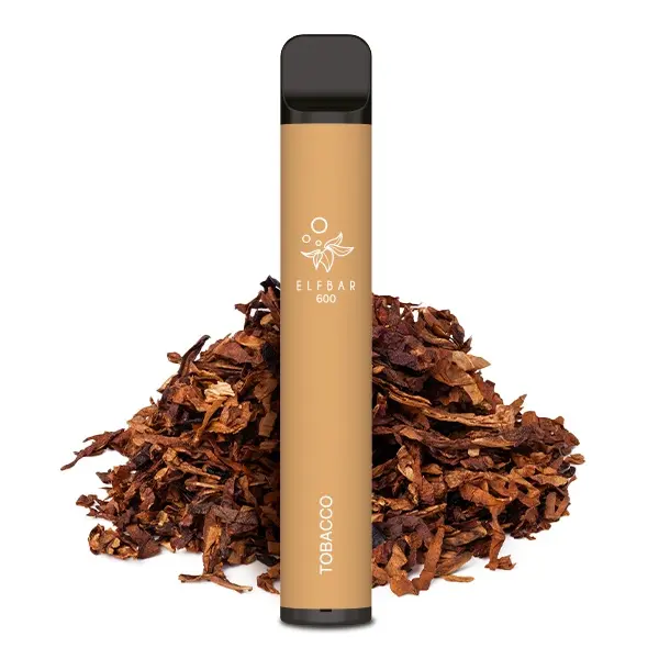 Elfbar 600 Einweg E-Zigarette in Beige, Tobacco Geschmack, 20mg/ml Nikotin
