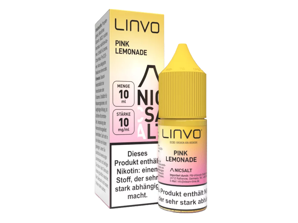 Linvo - Pink Lemonade - 10ml Nikotinsalz Liquid