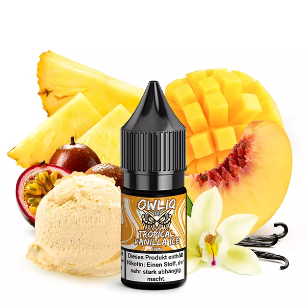 Owliq - Tropical Vanilla Ice - 10ml Nikotinsalz-Liquid