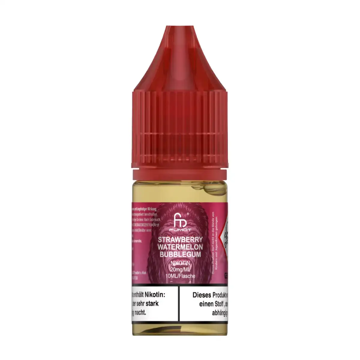 RandM Fumot Strawberry Watermelon Bubblegum - 10ml Nikotinsalz-Liquid