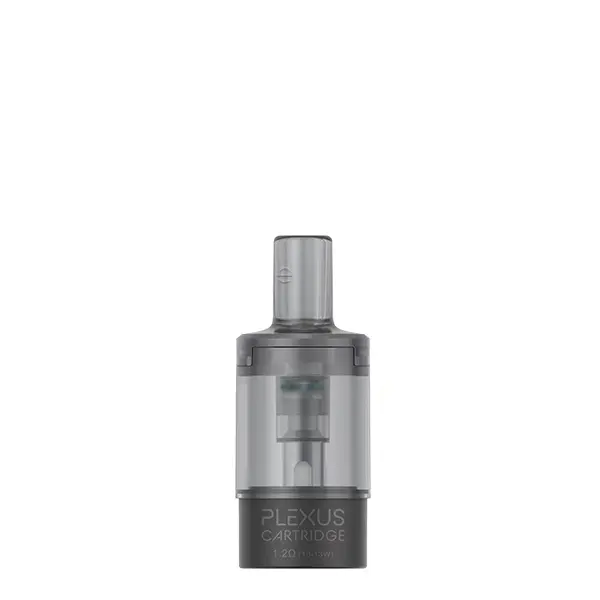 Innokin Plexus Ersatz-Pod einzeln, transparenter Tank mit rotem Coil, dunkelgrauer Sockel