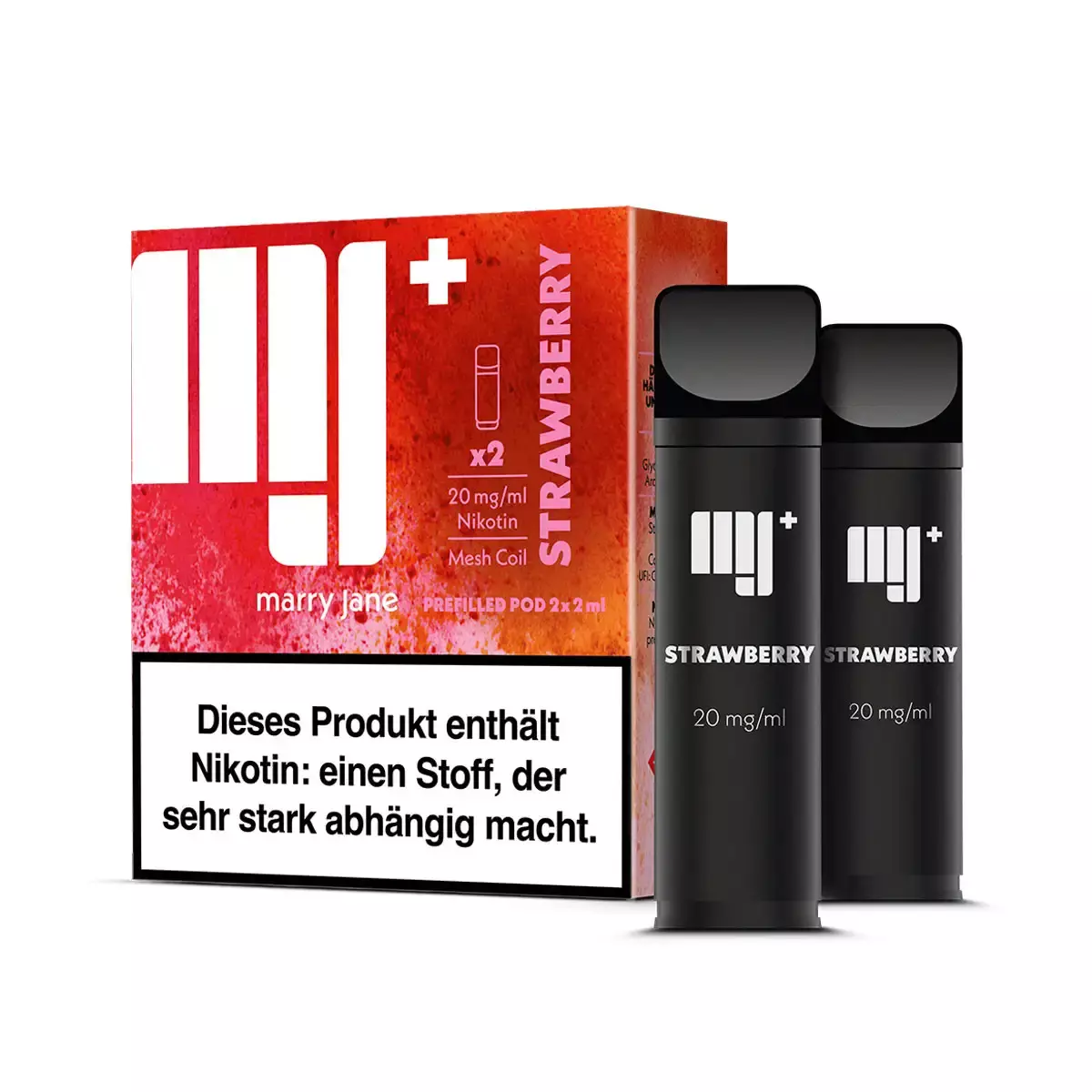 2x Marry Jane - Prefilled Pod - Strawberry